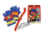 Simba 109252475 - Fireman Sam - Sam Fire Brigade Gloves - New