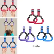 Gymnastics Rings, Pull up Rings for Children Gift Non Slip Handle Gym Rings for
