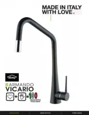 NEW ABEY Armando Vicario TINKD-B Tink Kitchen Mixer with Pull Out Tap