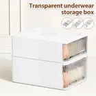 Underwear Organizers Large Capacity Storage Box Stackable Underwear Divider Bin✬