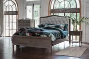 Elise Bed Frame - King / Driftwood