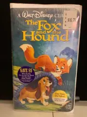 The Fox and the Hound VHS Black Diamond Walt Disney The Classics 1994 Sealed