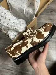 Supreme Dr. Martens Penton Tassel Loafer COW PRINT Size 11 brand new