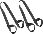 TOBBOMEY Yoga Mat Straps Roller Skate Leash 2 Pack Adjustable Holders Nylon for Skaters Yogis