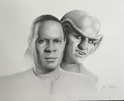 Star Trek - The Next Generation by Gary Saderup, 20x24”