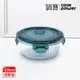 【CookPower 鍋寶】高硼硅玻璃×防滑條紋 耐熱玻璃防滑保鮮盒320ML-圓形(BVC-03200)