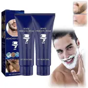 Men Permanent Hair Beard Removal Cream,depilatory Paste Face Moustache, For Face, Chest, Back, Arms, Legs, Underarms 1pcs