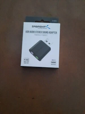 Sabrent AU-MMSA USB External Stereo Sound Adapter