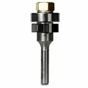 Carbitool TCT FLUSH TRIM ROUTER BIT W.BEARING 1/4″ Shank, 4-Flute *Aust Brand