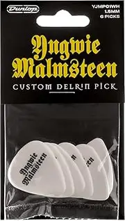 Jim Dunlop Yngwie Malmsteen Delrin 1.5 mm x 6 picks, ADU YJMP01WH