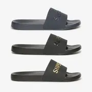 Superdry Logo Vegan Pool Slide Mens Slides Recycled Materials Slip On Comfort