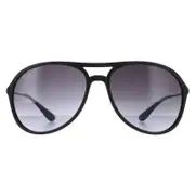 Ray-Ban Sunglasses Alex 4201 622/8G Rubber Black Grey Gradient black/grey 59 mm