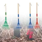 Garden Rake Leaf Rake Ergonomic Raking Grass and Leaves Tool