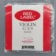 Super Sensitive Red Label SS2145 Violin G String 3/4 Size NEW