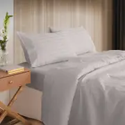 Kensington 1200 Thread Count Cotton Sheet Set Double Silver