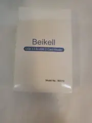 Beikell Dual USB 3.0 and USB-C Memory Card Reader - Supports SD, Micro SD, SDXC,
