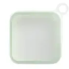 1X(Portable Silicone Sandwich Toast Lunch Box Food Contain with Handle7703