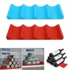 Silicone Tidy Pad Beer Rack Can Wine To Mat Bottle Bar Holder Fridge Stacking KB