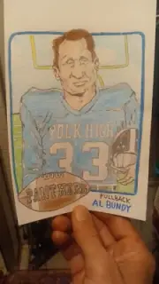 AL BUNDY Polk High Panthers Drawing