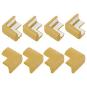 Corner Protectors, 8 Pcs Furniture Corner Guards and Edges Bumpers(Light Brown)