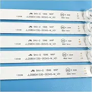 LED Backlight Strip for 58”TV HZ58A55 H58A6100 H58AE6000 H58AE6100UK 58R6E 58H6550E JL.D580A1330-365AS-M-V02/1