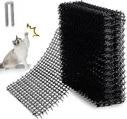 BrightArk Digging Stopper Spikes Mats Cat Repellent Mat AntiSpikes Indoor Mats Digging Deterrent for Dogs Cats Fox Wild Animal Used Garden Outdoor 20pcs 15.5cm*20 cm
