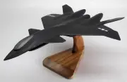 Leasath Fenrir Ace Combat Aircraft Mahogany Kiln Wood Model Large New