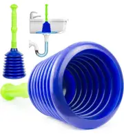 Luigi's Large Sink and Drain Plunger for Kitchens, Bathrooms, Sinks, Baths,