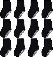 [GRPSKCOS] Baby Children's Socks ABS Non-Slip Toddler Socks 12 Pairs Children's Stopper Socks for 0-10 Years Boys Girls Non-Slip Socks