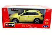 Bburago Porsche Cayenne Turbo Yellow New 1/24 Diecast Car