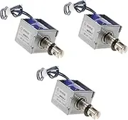 Pcs Open Frame Solenoid Electromagnet v a Push Pull Linear for Vending Machines Appliances Office