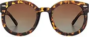 [grinderPUNCH] Women's Designer Inspired Oversized Round Circle Sunglasses Mod Fashion