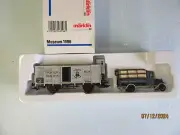 HO - Marklin Museum 1996 Box Car & Delivery Truck Papier Fabrik Salach" - NIB
