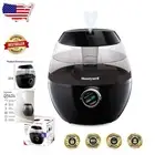 Compact Black Cool Mist Humidifier with Auto Shut-Off & Easy Fill for Offices