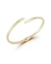 Chloe and Madison 14K Over Silver Bypass Bangle Bracelet