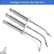 Amalgam Carrier Syringe 30°, 45°, 90° Set Dental Cavity Restorative Instruments