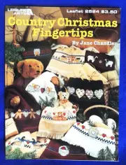 Country Christmas Fingertips Leisure Arts Leaflet #2524 Jane Chandler 1994 New
