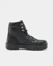 Steel Blue Argyle TPU Bump Lace Up Safety Boot