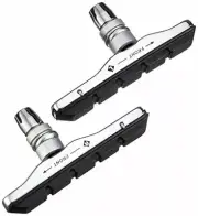 XLC Cartridge V-Brake Brake shoes BS V0272mm Set of 4BlackSilver, 2500383500