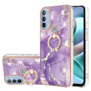 For Motorola Moto G31/Moto G41 Phone Case Soft TRing KickElectroplated IMD Phone Case Shell 002