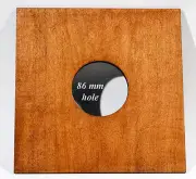 1 Lens Board 10 x10" to CHAMONIX 16" x 20" Camera, made of plywood, 86 mm hole