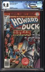 Marvel Howard the Duck 6 11/76 FANTAST CGC 9.8 White Pages