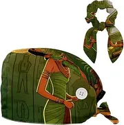 [YTYVAGT] Scrub Caps Women,Scrub Hats Suitable for Women,Ancient Egypt Indian Woman