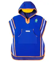 [Roarsome] Roarsome Squawk The Parrot terry hooded towel Y 1/4 blue