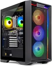 Skytech Nebula Gaming PC Desktop, Intel i3 10105F 3.7 GHz (4.4GHz Turbo Boost), NVIDIA GTX 1650 4GB GDDR6, 500GB SSD, 16GB DDR4 RAM 3200, 650W Gold PSU, Wi-Fi, Win 11 Home
