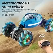 4WD Gesture Sensor Toy Car Double-Side Rotation Off-Road Vehicle360 Flip With Light And Music Birthday Toy Car Hand Controlled RC Car Festival Thanksgiving Gif