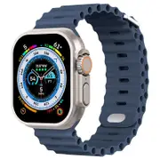 Nevenka Apple Watch Ocean Bands for iWatch Ultra Series 8 SE 7 6 5 4 3 2 1-AbyssBlue