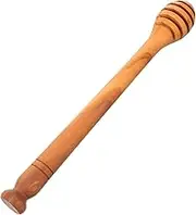 FIXOSHEE Wooden Honey Stirrer Olive Bee Honey Stick Fruits Jam Stirrer Honey Stirring Rod
