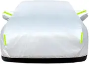 Car Cover for Kia K8, Anti-UV Sun Shade Rain Snow Resistant Dustproof Full Car Cover(Silver)
