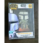Star Wars Mandalorian With Grogu Funko POP Pin